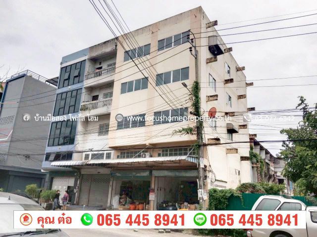ขาย อาคารพาณิชย์ 4 ชั้นครึ่ง 2 คูหา โครงการ เวียงเทพ ดอนเมือง