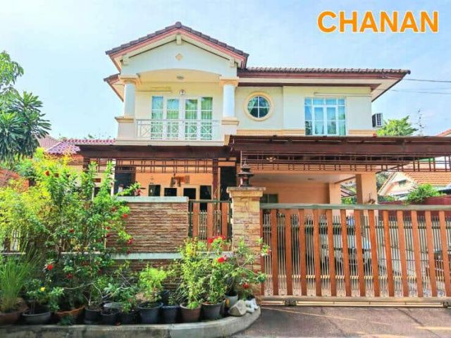ขายบ้านเดี่ยว หมู่บ้านมัณฑนา ถ.กาญจนาภิเษก ซ.พระเงิน เนื้อที่84.7ตรว
