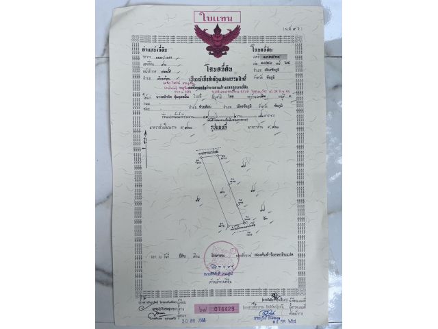 ขายที่โฉนดติดถนนคอนกรีต 14-30 ไร่