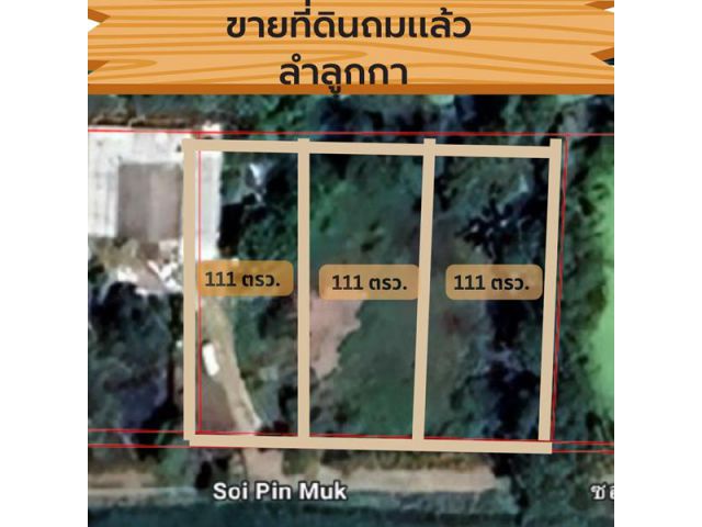 โอกาสดีสำหรับคนหาที่ดินสร้างบ้านหรือเก็บลงทุน  คลอง 12 ต.พืชอุดม อ.ลำลูกกา จ.ปทุมธานี