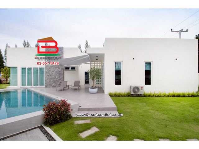 Pool villa เทอร์ร่า เดอะไพรเวซี่ (Terra The Privacy) เนื้อที่ 148 ตร.ว ซอยหัวหิน 112 ตำบลทับใต้ อำเภอหัวหิน ประจวบคีรีขั