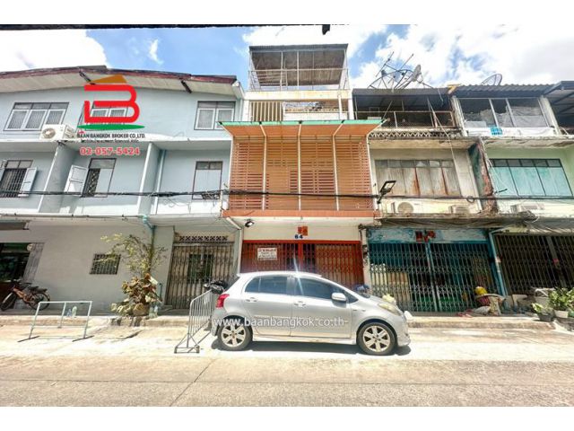 อาคารพาณิชย์ ซอยแม้นศรี 2 เนื้อที่ 11.6 ตรว. ถนนบำรุงเมือง แขวงคลองมหานาค เขตป้อมปราบศรัตรูพ่าย กทม .
