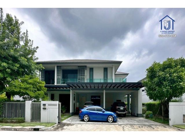 ขายบ้านเดี่ยว 2ชั้น บุราสิริ วัชรพล ถนนสุขาภิบาล5 ใกล้ทางพิเศษฉลองรัช (ด่านสุขาภิบาล5) 190 ตารางวา หลังมุม ติดสวน