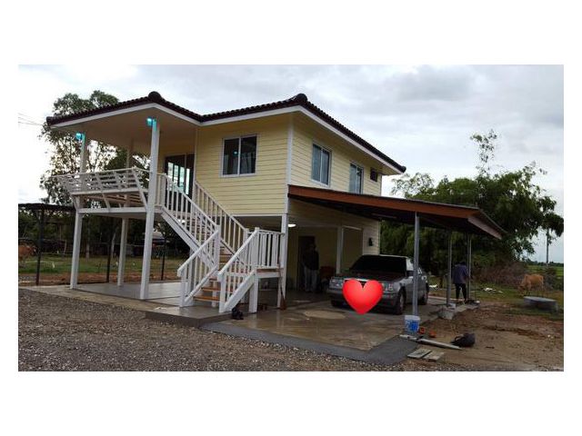 ขายบ้านเดี่ยว หลังมุม ติดถนน เนื้อที่ 2 ไร่ 3 งาน 27 ตารางวา โพธาราม ราชบุรี
