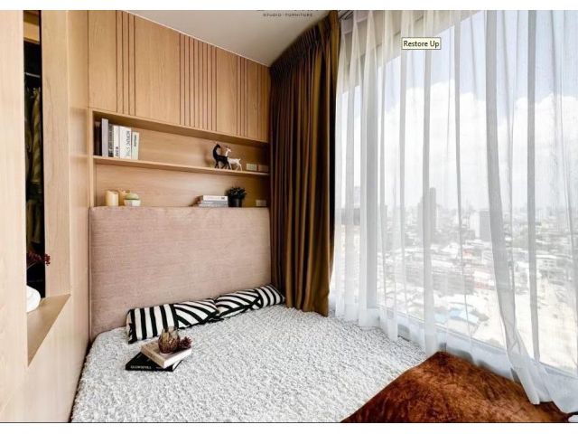 ให้เช่า คอนโด Life Ladprao Valley 35 ตร.ม. ชั้น 19 วิวสวนจตุจักร