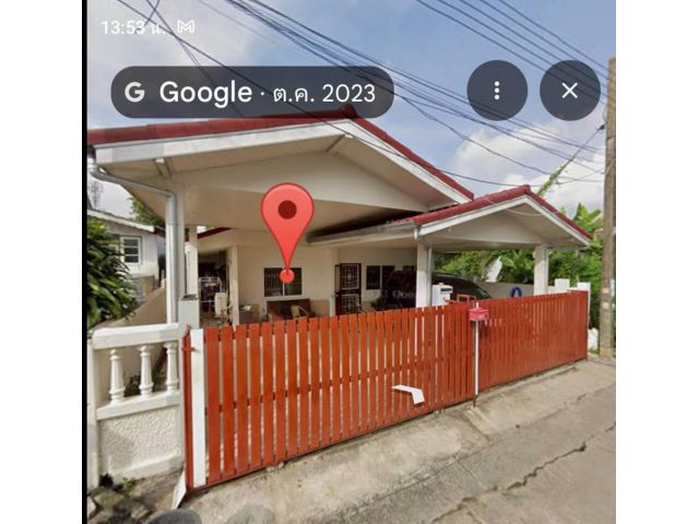 ขายบ้านเดี่ยว 1 ชั้น บนที่ดินขนาด 40 ตารางวา หมู่บ้านเคหะธานี 4 (ซอยมิสทีน) ตกแต่งสวย พร้อมอยู่ ใกล้รถไฟฟ้าสายสีชมพู