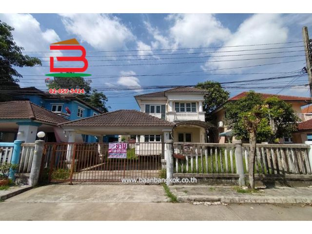บ้านเดี่ยว หมู่บ้าน ชวนชื่น บางนา ซ.เกียรติพิพัฒน์ธานี เนื้อที่ 60 ตรว. ถ.บางนา-ตราด กม.29.5 อ.บางบ่อ จ.สมุทรปราการ