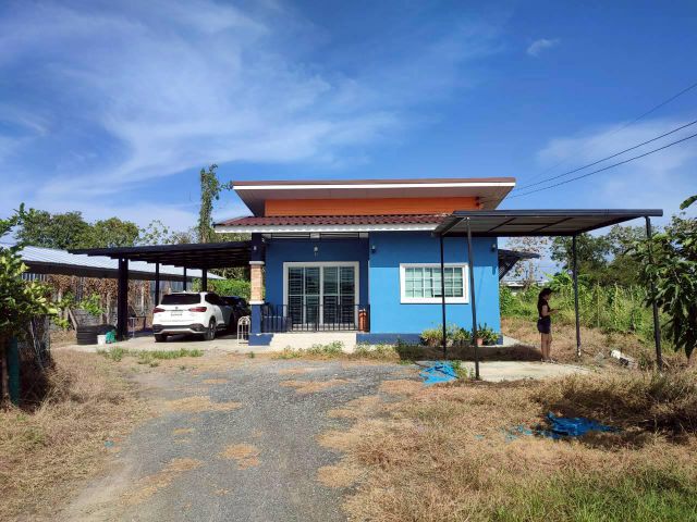 ขายบ้านเดี่ยว 1 ชั้น ขนาด 261.2 ตร.วา ต.ยางม่วง อ.ท่ามะกา จ.กาญจนบุรี ใกล้ ทางด่วน M81 บางใหญ่ - กาญจนบุรี