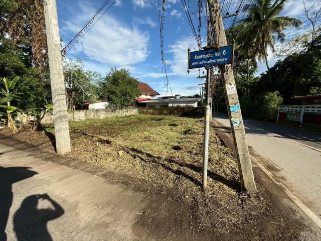 ขายที่ดินตำบลสันทรายหลวงสันทรายห่างวัดสันทรายหลวง 700 เมตร
