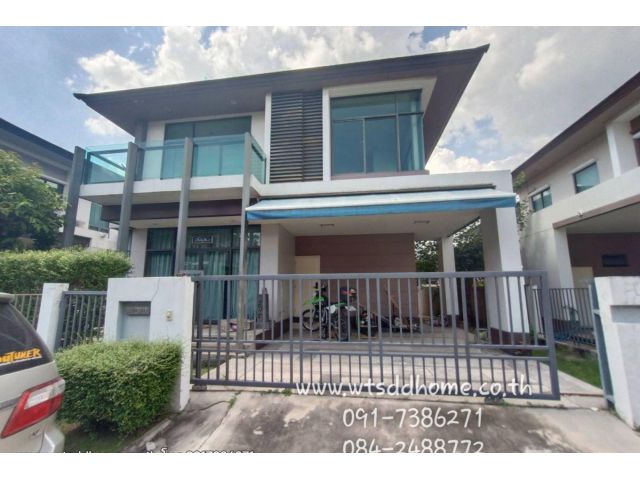 บ้านเดี่ยว 2 ชั้น โครงการเศรษฐสิริ อ่อนนุช - ศรีนครินทร์ ซอย 21 นื้อที่ 54.4 ตร.ว.