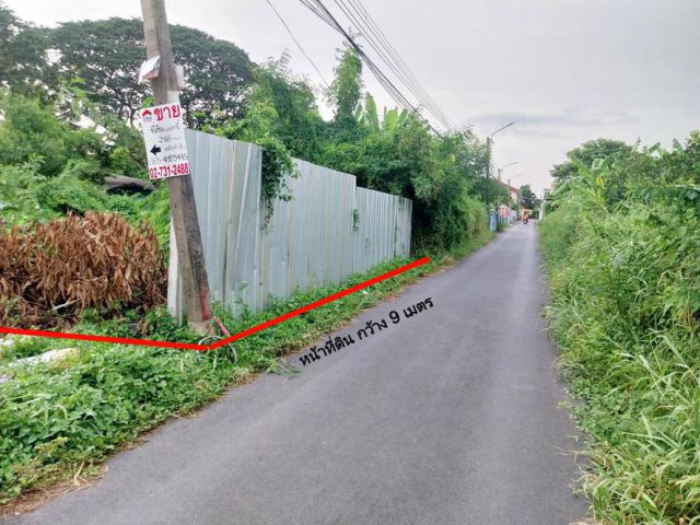 ขาย ที่ดิน 386 ตรว. ซ.สายไหม6 หรือ ซ.พหลโยธิน54/1แยก8 ใกล้ถนนจันทรุเบกษา แยกคปอ. โรงเรียนฤทธิยะวรรณาลัย