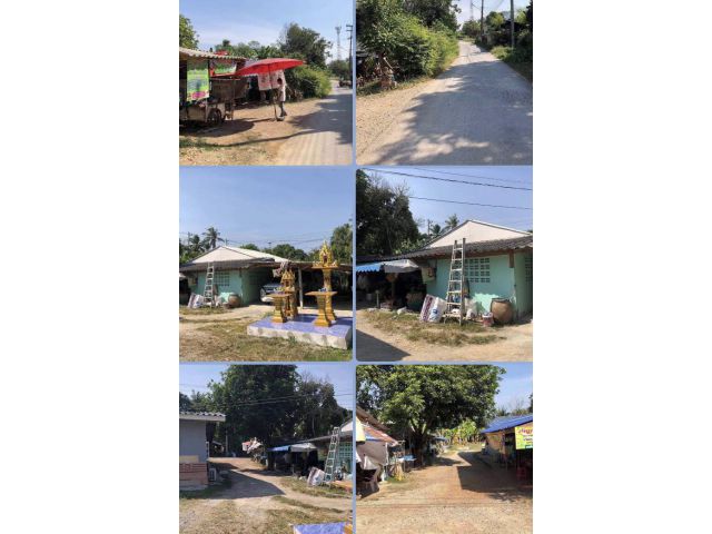 บ้านพร้อมที่ดินใกล้ตลาด