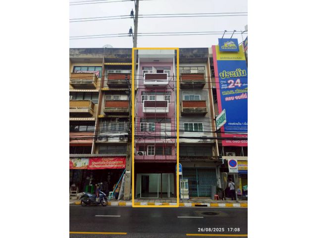 ขายอาคารพาณิชย์ 4 ชั้น เพื่อประกอบธุรกิจ อาคาร สำนักงาน