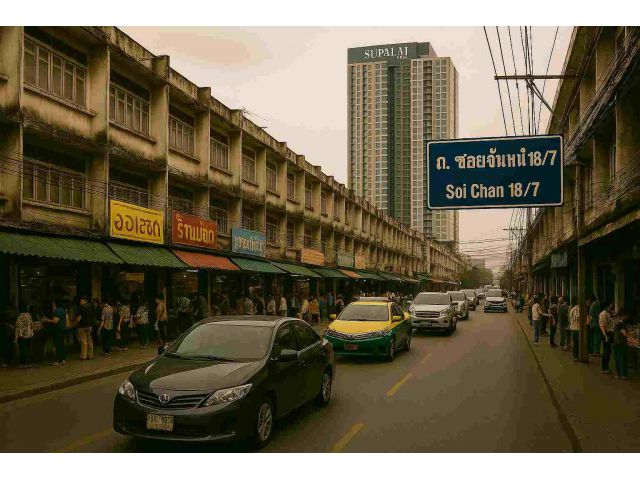 เสนอพื้นที่ให้เช่าค้าขาย โซนตลาดกิตติ เซนหลุยส์ 3 สาทร กรุงเทพฯ