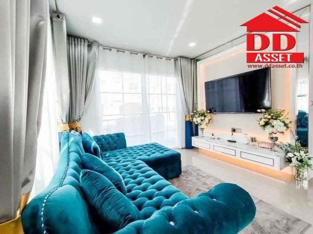 For Rent Golden Neo Bangna-Suanluang บางนา (โกลเด้น นีโอ บางนา - สวนหลวง) บ้านหรู 2 ชั้นสไตล์อังกฤษ
