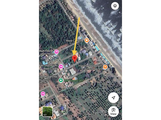 ที่ดินใกล้ทะเล 100 เมตร สามร้อยยอด ประจวบ