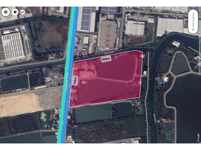 ขายที่ดิน 31-2-62 ไร่ ติดถนนเทพารักษ์ อ.บางเสาธง จ.สมุทรปราการ (ผังสีส้ม) ราคาถูกมากราคานี้หาไม่ได้แล้วแถวนี้