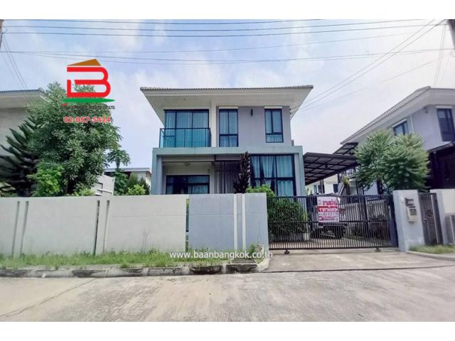 บ้านเดี่ยว หมู่บ้าน ซิลเวอร์เลคพาร์ค ซอยสุวินทวงศ์ 78 เนื้อที่ 105.9 ตรว. แขวงลำผักชี เขตหนองจอก กรุงเทพมหานคร