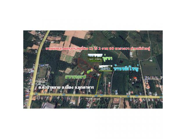 ขายบ้านสวนหรูพร้อมที่ดิน 12 ไร่ ทำเลดีน่าอยู่