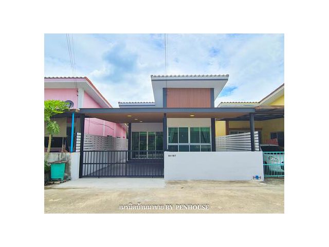 ขาย บ้านเดี่ยวชั้นเดียว ย่านหนองจอก รีโนเวทใหม่ พื้นที่ใช้สอยจัดเต็ม มบ.สิริพร ถ.อยู่วิทยา16 หนองจอก สุวินทวงศ์
