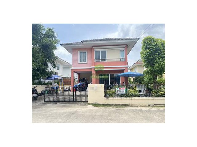 ขายบ้านเดี่ยว 2 ชั้น หมู่บ้านพฤกษาวิลเลจ6 พระราม2 -เทียนทะเล เนื้อที่ 50.30 ตร.ว ทำเลดี