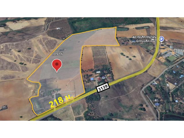 ขายที่ดินตำบลวังน้ำเขียว อำเภอวังน้ำเขียว จังหวัดนครราชสีมา   109 ไร่