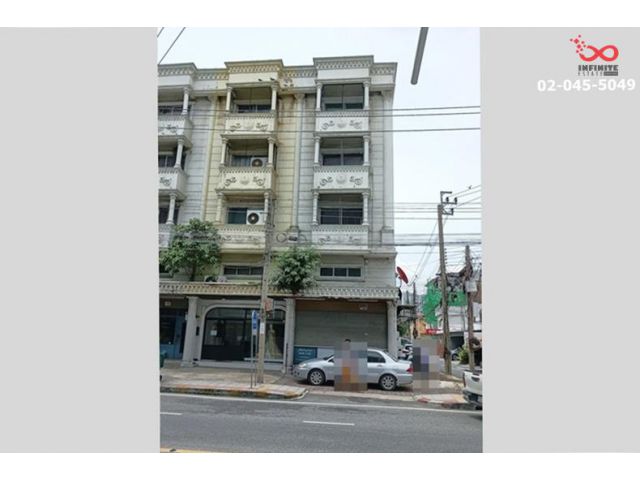 ให้เช่าอาคารพาณิชย์ 4 ชั้น 33 ตร.วา ติดถนน สุขุมวิท 62 ห้องมุม ใกล้ BTS-ทางด่วน