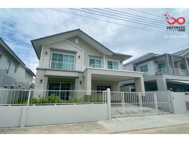 ขายบ้านเดี่ยวใหม่ วรารมย์ ราชพฤกษ์ ตัดใหม่ 55ตร.ว ปากเกร็ด นนทบุรี
