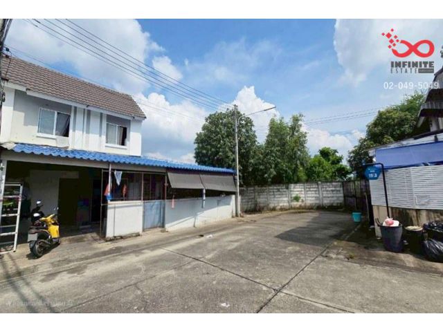 ขายทาวน์เฮ้าส์ พฤกษา 60 รังสิต–ปทุมธานี บางพูน หลังริม 38ตร.วา ต่อเติมครบ