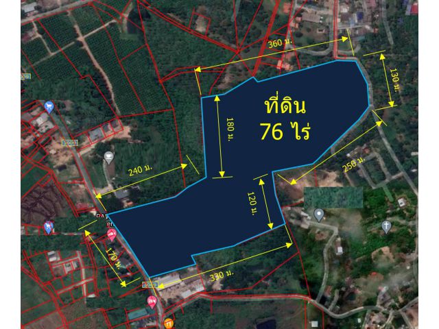 L153-ขายที่ดิน 76 ไร่ ต.ริมเหนือ อ.แม่ริม จ.เชียงใหม่