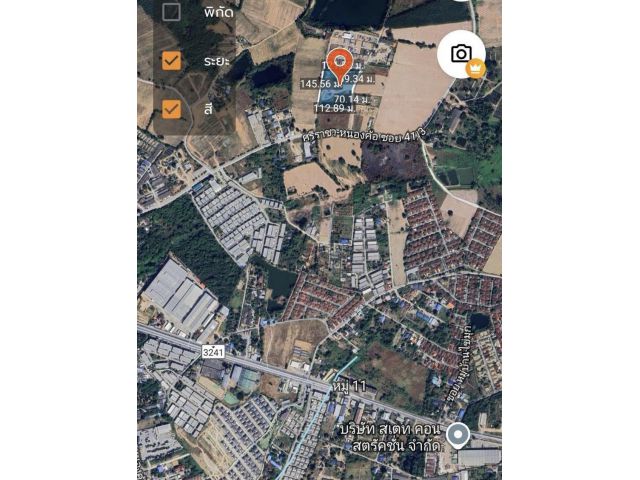 ที่ดินใกล้สวนเสือศรีราชา 9-3-3ไร่ ไร่ละ 3.5ล้าน ต.หนองขาม อ.ศรีราชา จ. ชลบุรี ที่ดินถมแล้วติดถนนหน้ากว้างประมาณ 140 เมตร