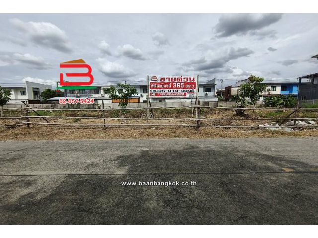 ที่ดินเปล่า ซอยลำลูกกา 45 เนื้อที่ 365 ตร.ว (ใกล้บิ๊กซีลำลูกกาคลอง 4) ตำบลลาดสวาย อำเภอลำลูกกา ปทุมธานี
