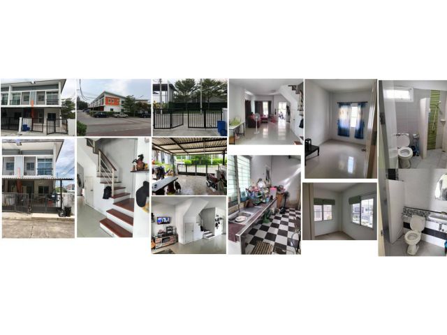 ทาวน์โฮม 2ชั้น 3ห้องนอน  2ห้องน้ำ 1ครัว พร้อมโรงจอดรถ 27.5ตรว.
