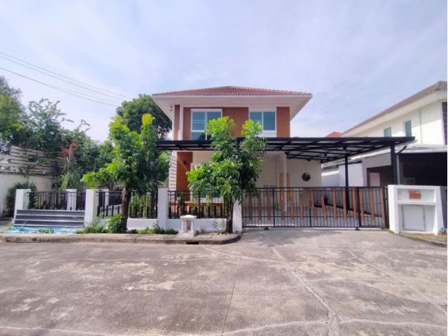 ขายบ้านเดี่ยวหลังมุม เพอร์เฟค พาร์ค สุวรรณภูมิ เฟส2 ร่มเกล้า มีนบุรี กรุงเทพฯ