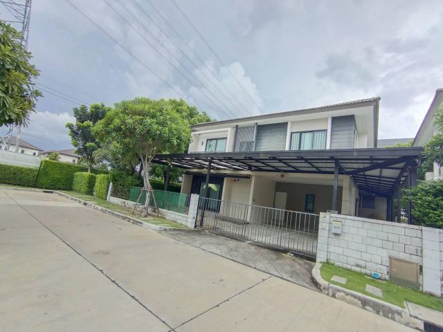 U1384 ให้เช่าบ้านเดี่ยว 2 ชั้น หมู่บ้านเซนโทร บางนา กม.7 Centro Bangna ใกล้ mega bangna  พร้อมเข้าอยู่ บ้านทำเลดีเดินทาง