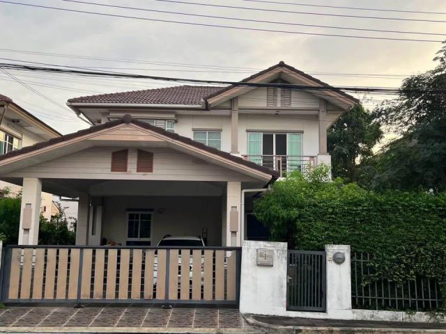 บ้านเดี่ยว 2 ชั้น โครงการ สราญสิริ ราชพฤกษ์-เเจ้งวัฒนะ  คุณภาพจากแสนสิริ อิฐแดงทั้งหลัง