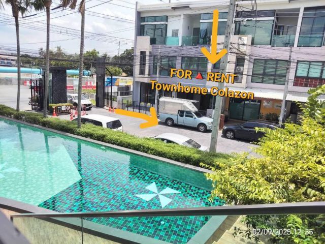 ให้เช่า ทาวน์โฮม 3 ชั้น โคราซอน ประชาชื่น พร้อมเข้าอยู่