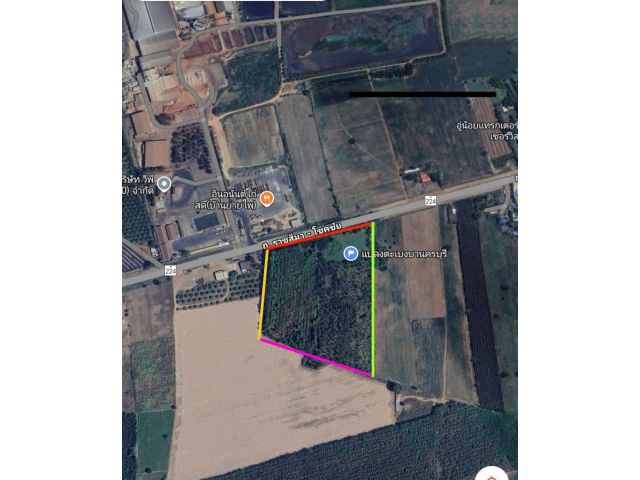 ขายที่ดินอำเภอเสิงสางจังหวัดนครราชสีมา ติดถนนหมายเลข 224 บ้านสายประทีป 30 ไร่