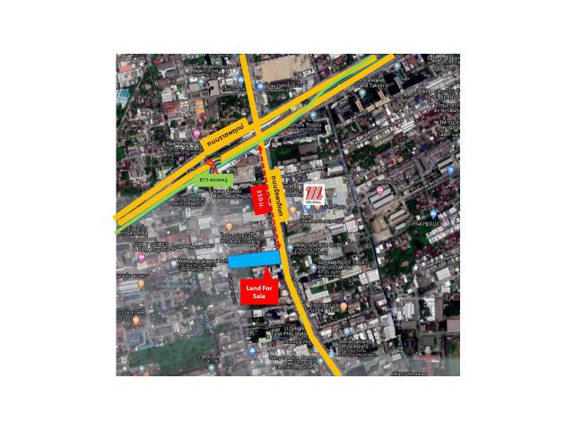 ขายที่ดินรัชดา-ท่าพระทำเลดี เข้าออกได้ 2 ทาง
