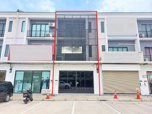 ให้เช่าโฮมออฟฟิศ 3 ชั้น โครงการเดอะคอนเนค บิซทาวน์ @รังสิต อเวนิว ทำเลติดถนนใหญ่ รังสิต-นครนายก