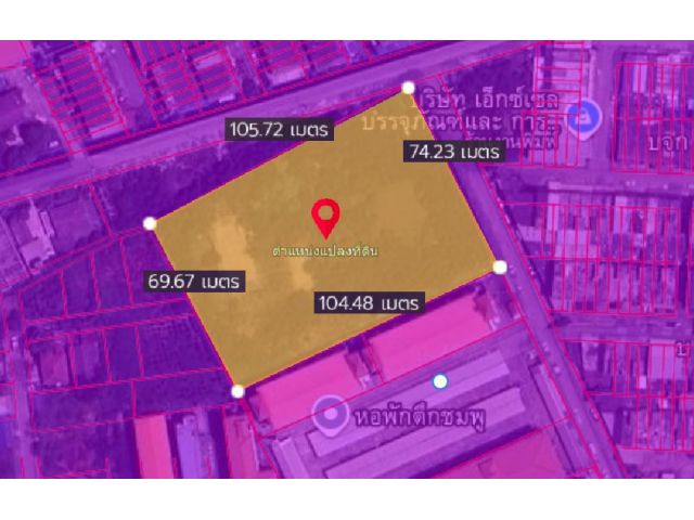 ขายที่ดิน 5 ไร่ ผังม่วง พุทธมณฑลสาย 5 ทำเลดี ราคาถูกมาก