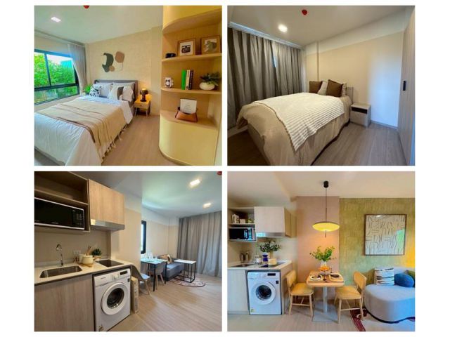 ขายดาวน์ ดีคอนโด เซนส์ บางแสน ราคาพิเศษ! 1 ห้องนอน 28.25 ตร.ม. วิวสระ แต่งครบ พร้อมเฟอร์นิเจอร์ โทร 093-1681685