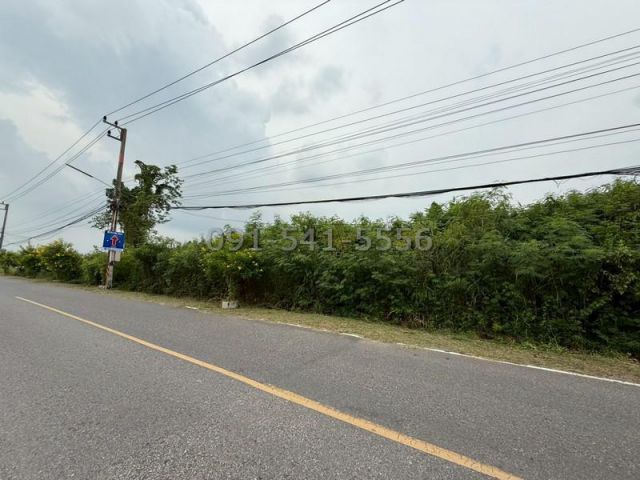 ขายที่ดิน 16 ไร่ ริมถนน ใกล้วัดหลวงพ่อโสธร ฉะเชิงเทรา