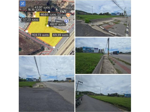 #ที่ดินว่างให้เช่า #ทำเลทองบ่อวิน เนื้อที่4-2-94.2ไร่ ต.บ่อวิน อ.ศรีราชา จ.ชลบุรี  ที่ดินติดถนน331ค่าเช่าเดือนละ250,000บ