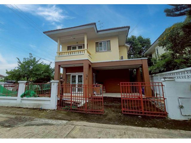 ขาย บ้านเดี่ยวหมู่บ้านปิยวรารมย์ ไทรน้อยห้องหัวมุม