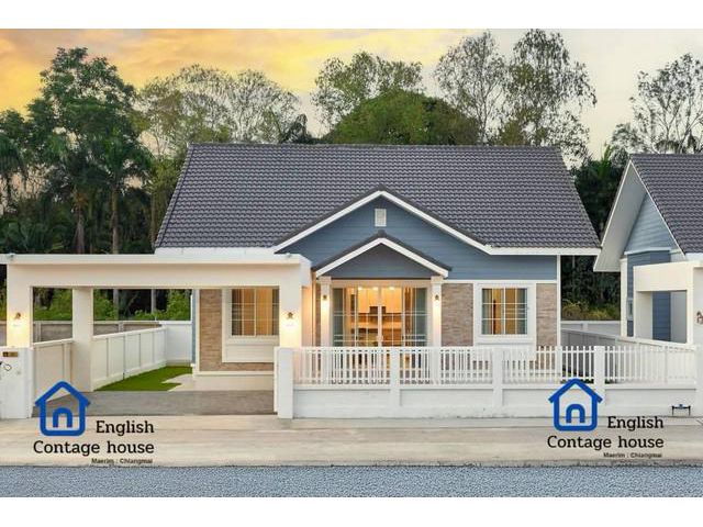 ขายบ้านเดี่ยวสไตล์ english cottage  สร้างใหม่พร้อมอยู่ นอกโครงการ เชียงใหม่