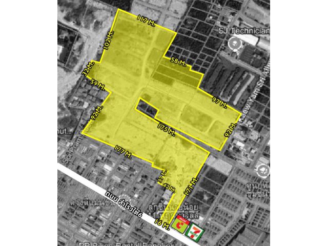 ขายที่ดินเปล่า 35 ไร่ ซอยสุขุมวิท 76 เจ้าของขายเอง