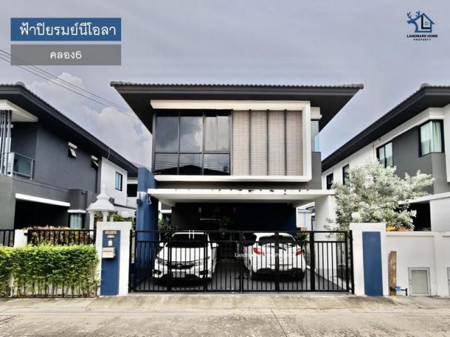 LM23-0400 ชายบ้านแฝด 2 ชั้น บ้านฟ้าปิยรมย์นีโอลา คลอง6