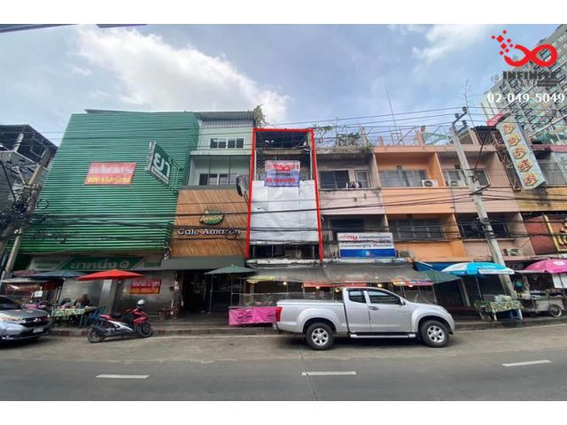 ขายอาคารพาณิชย์ 4ชั้น ติดถนนกรุงเทพฯ–นนทบุรี บางซื่อ ใกล้รถไฟฟ้าสายสีม่วง