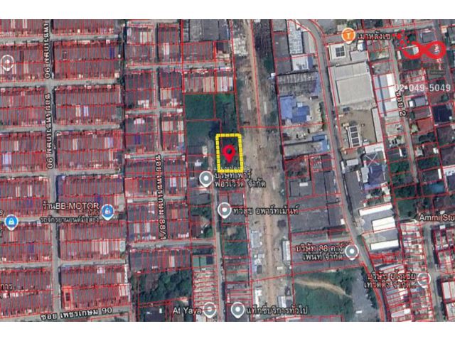 ขายที่ดิน 199ตร.วา เพชรเกษม 88/1ใกล้เดอะมอลล์ บางแค MRT หลักสอง ถมแล้ว